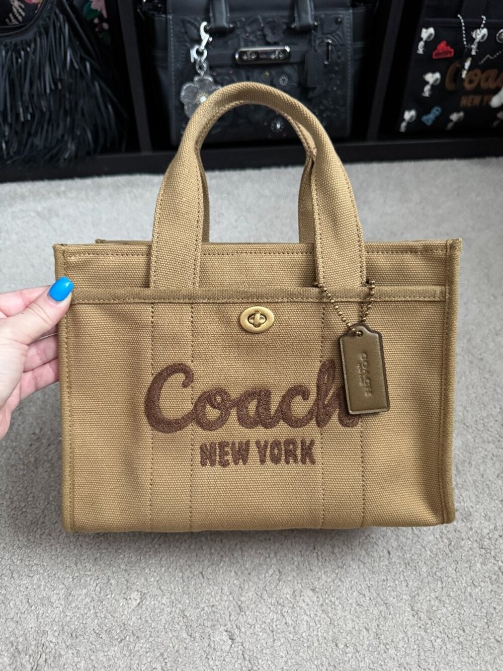 Coach Cargo Tote 26 in the color Trench, NWT